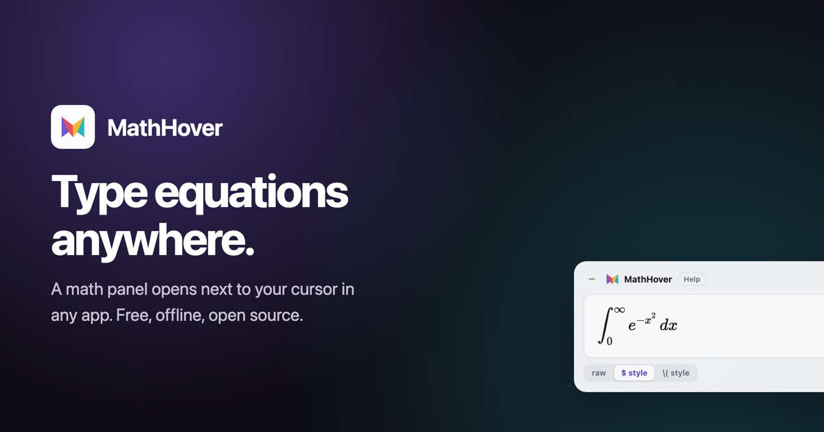 MathHover
